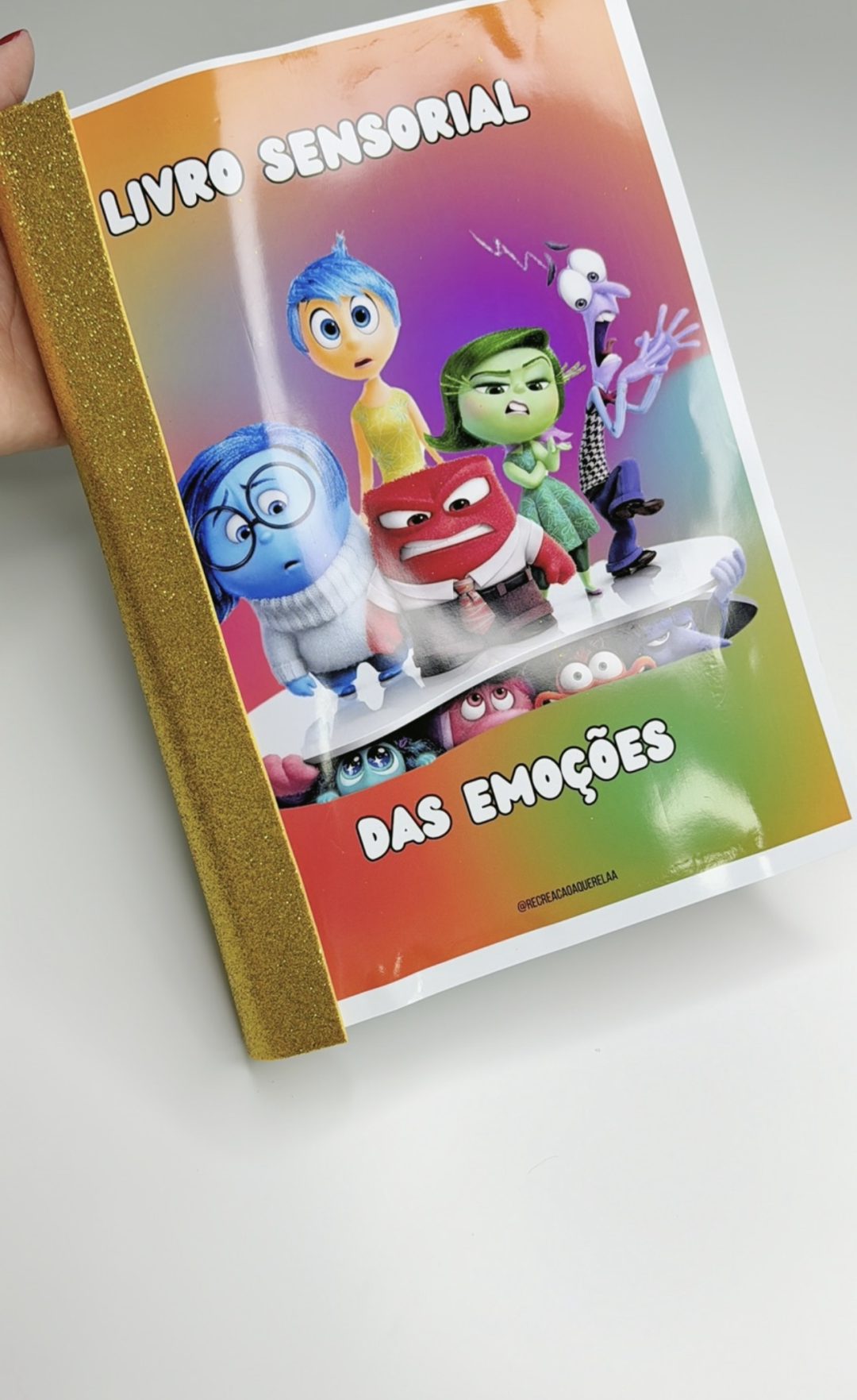 Livro sensorial das emoções