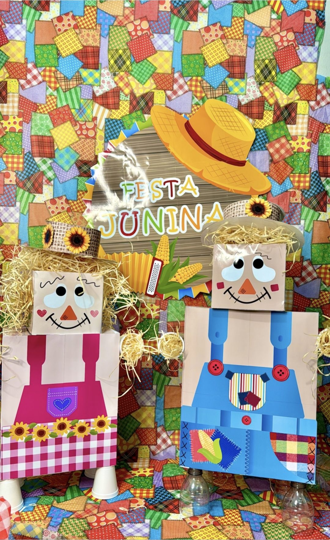 Espantalho 3D junino