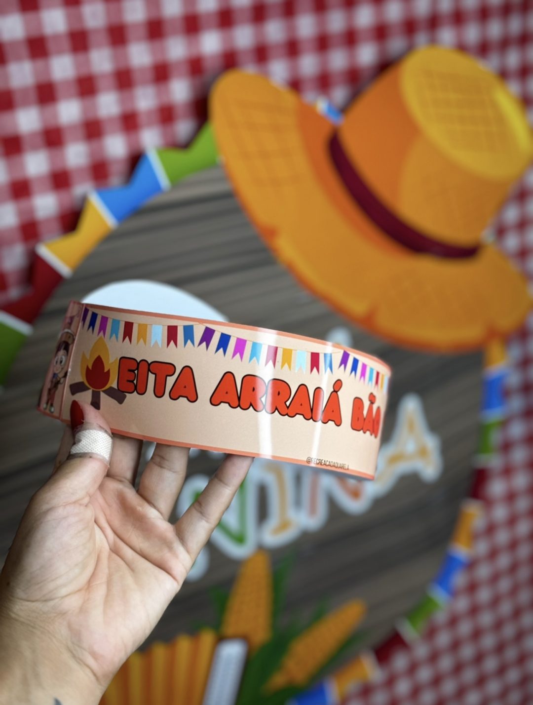 Espantalho 3D junino - Imagem 3