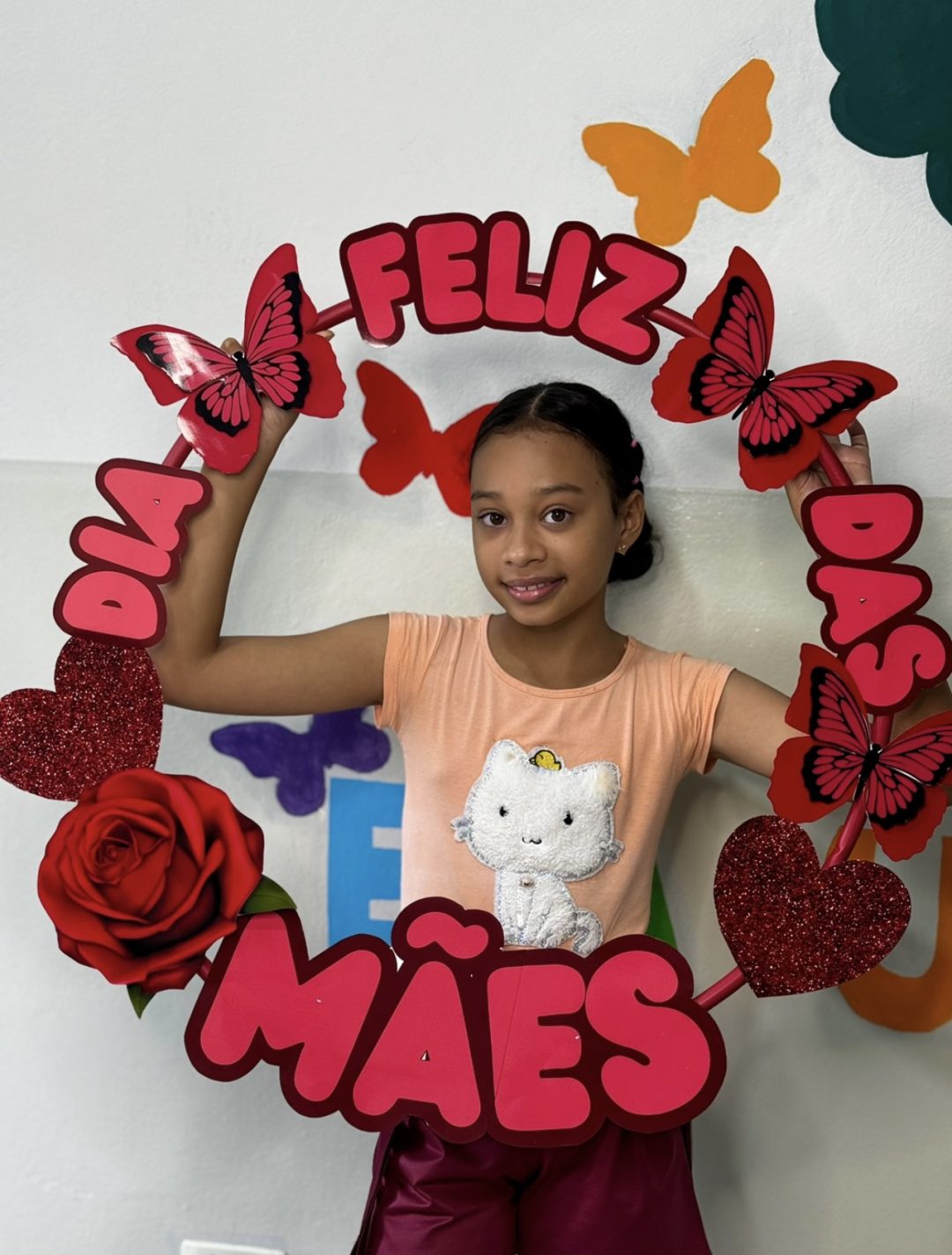 Bambolê para selfie dia das mães