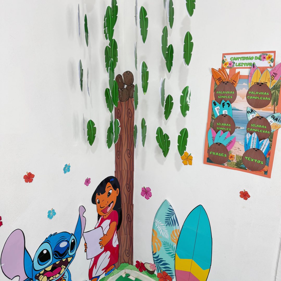 Cantinho da leitura stitch