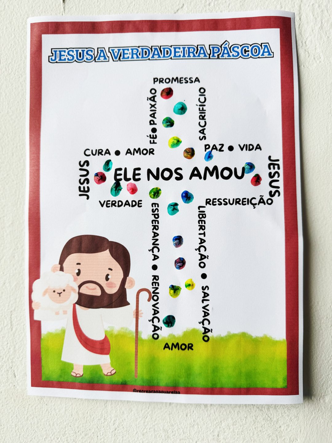 Cartaz colaborativo Páscoa - Imagem 2