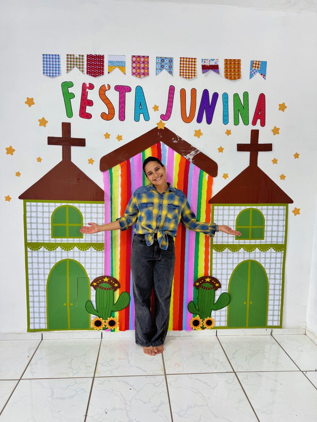 Painel Junino Igreja