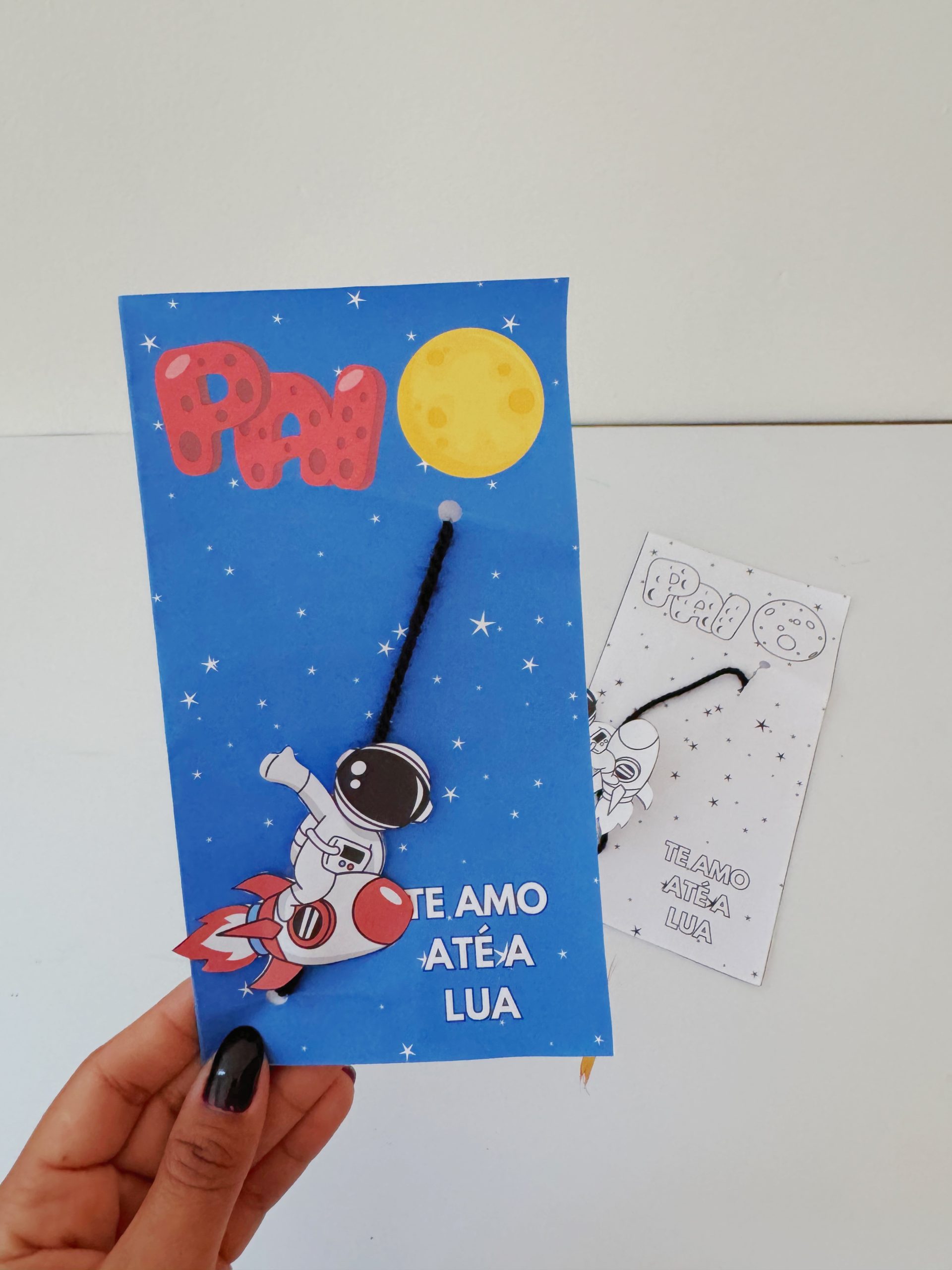 CARTÃO DIA DOS PAIS ASTRONAUTA - Imagem 2