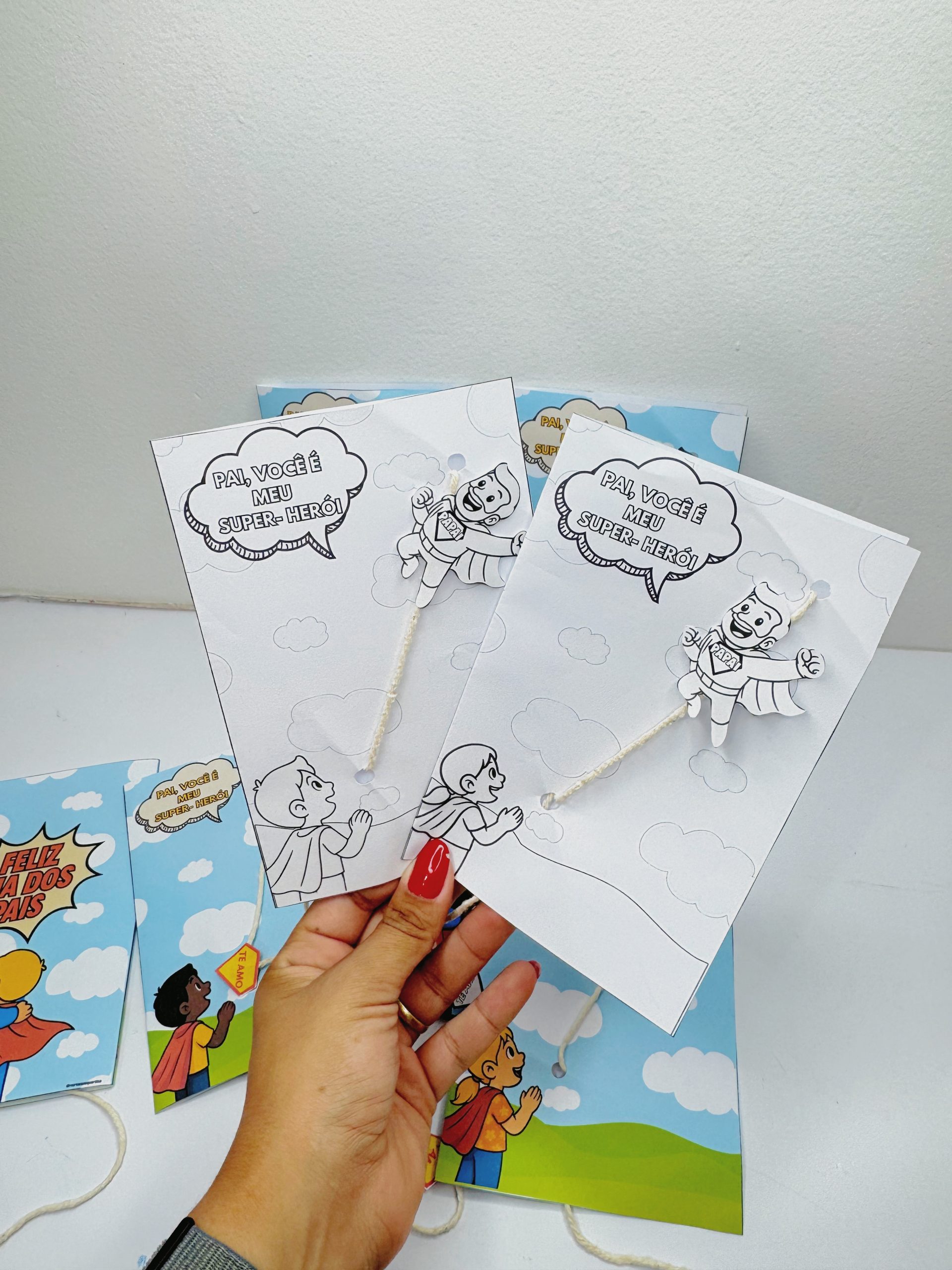 CARTÃO DIA DOS PAIS HERÓI - Imagem 3