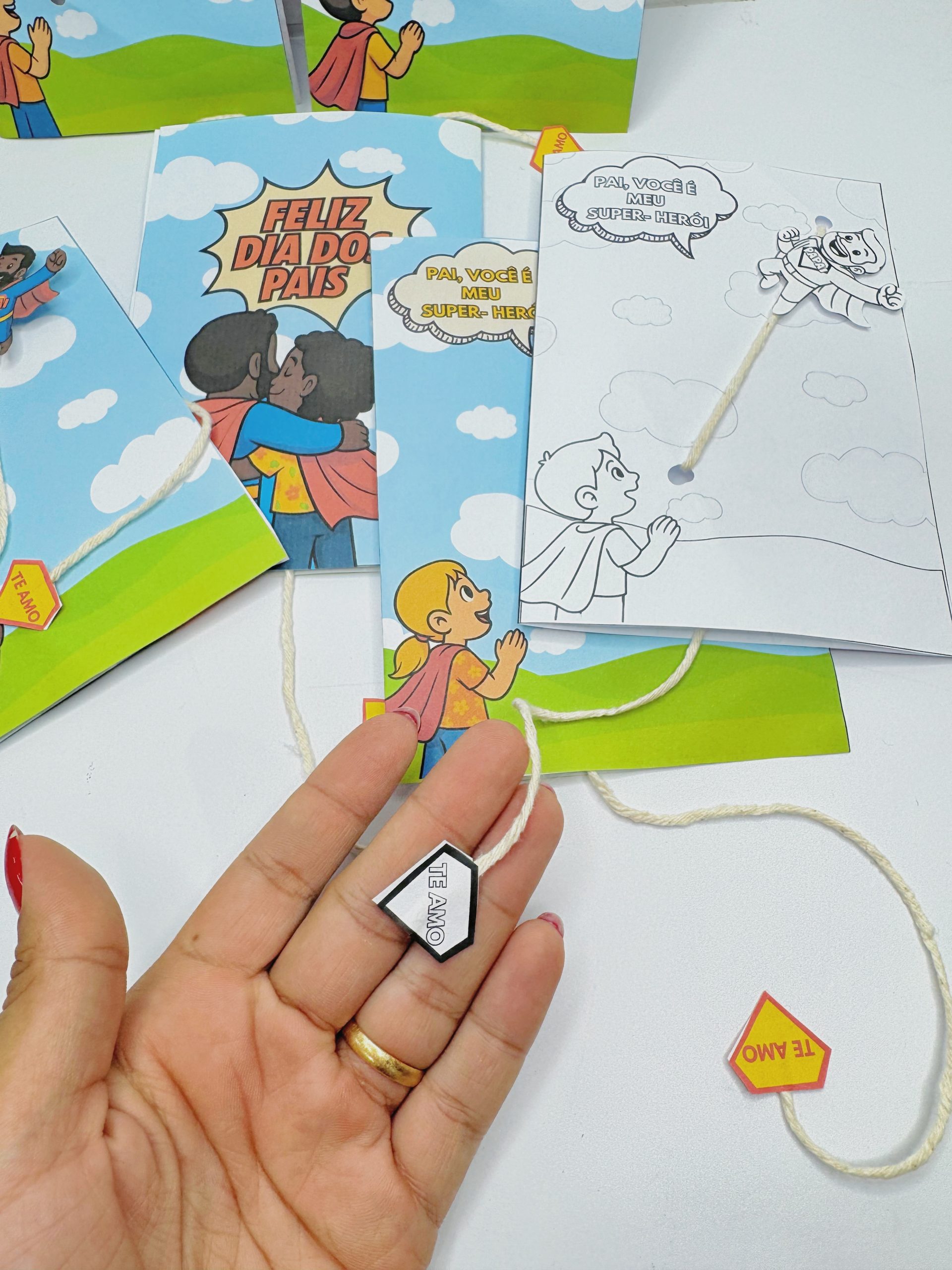 CARTÃO DIA DOS PAIS HERÓI - Imagem 5