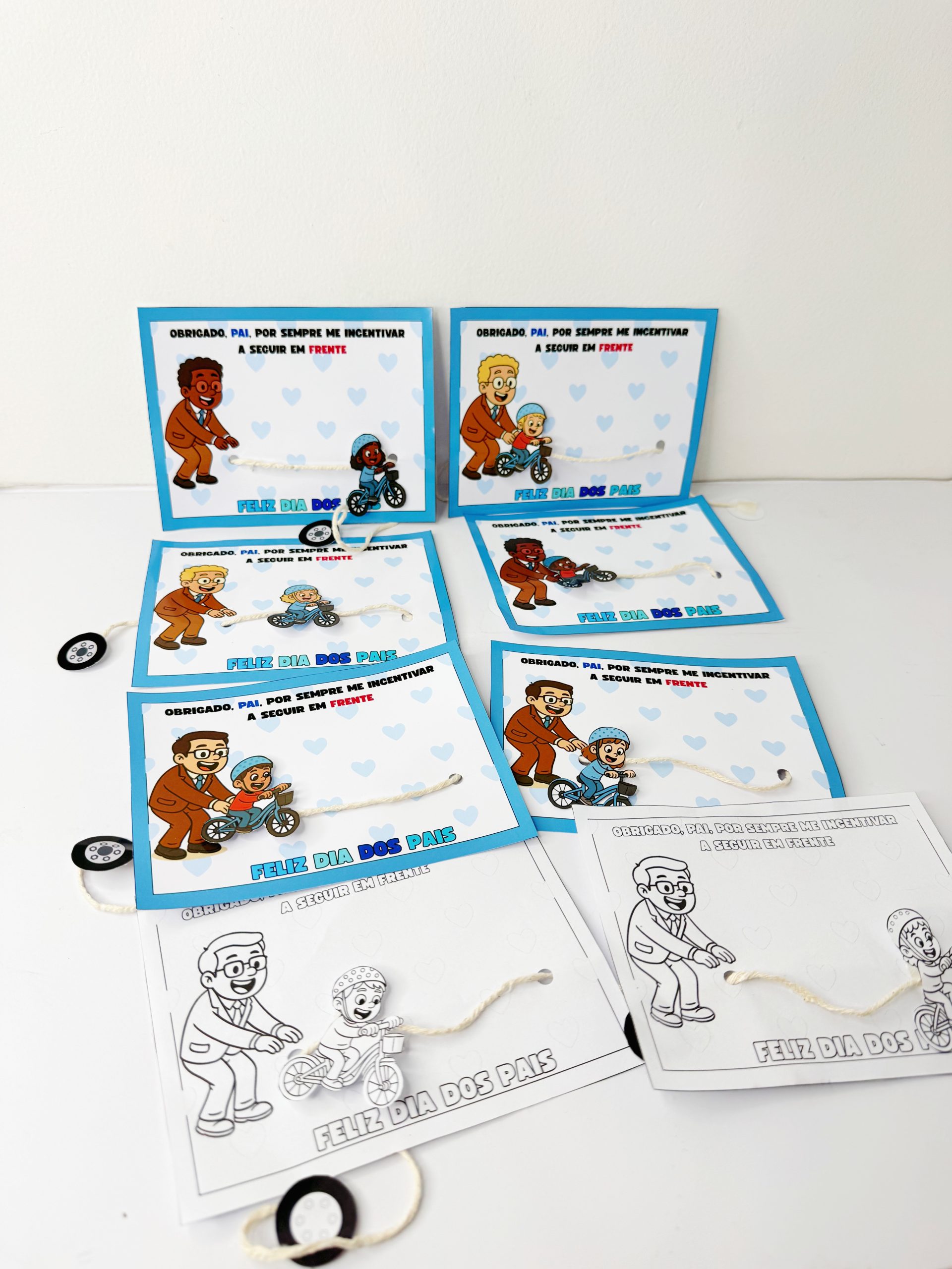 Cartão dia dos pais caminho