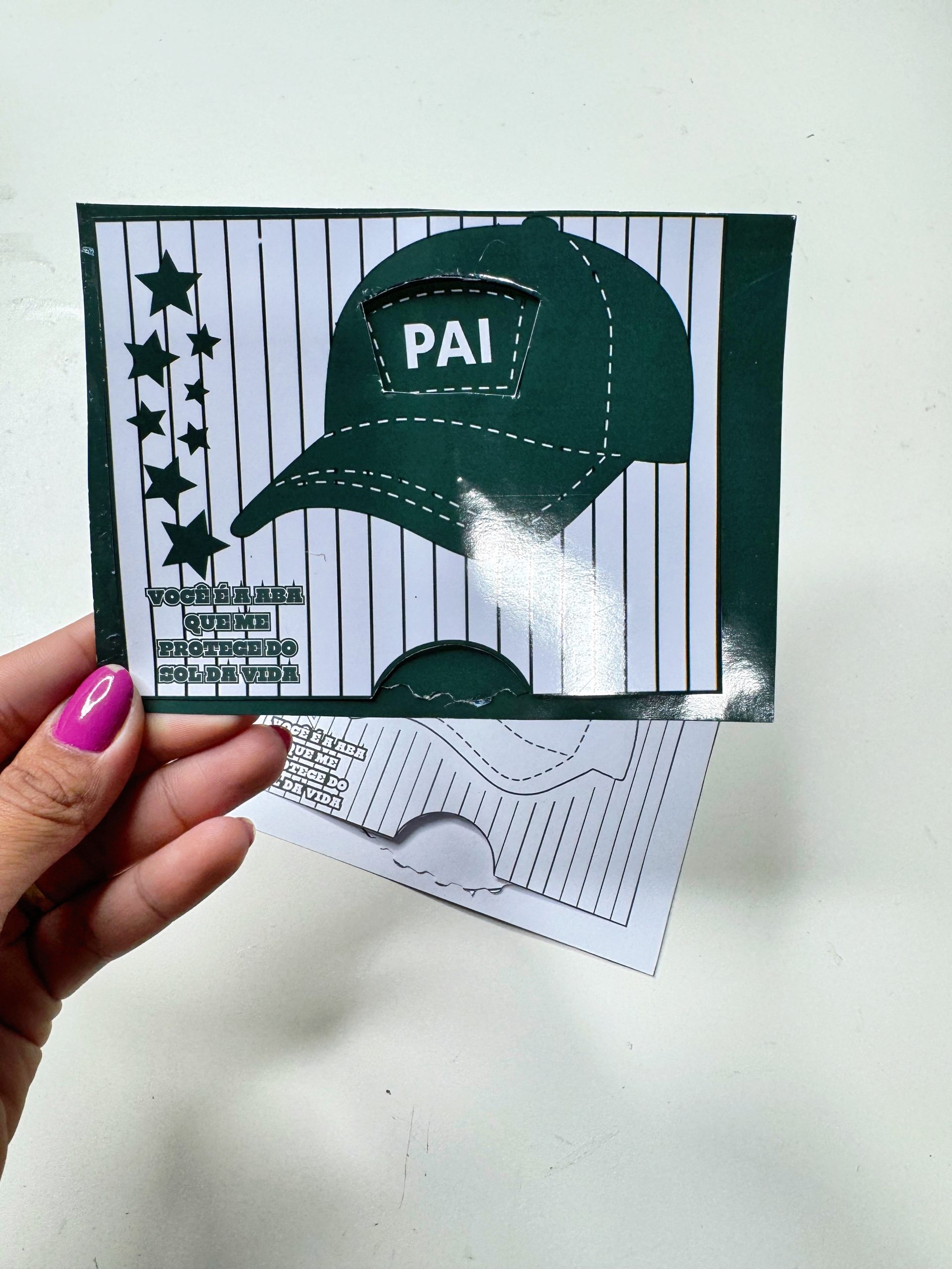 CARTÃO INTERATIVO BONÉ - Imagem 2