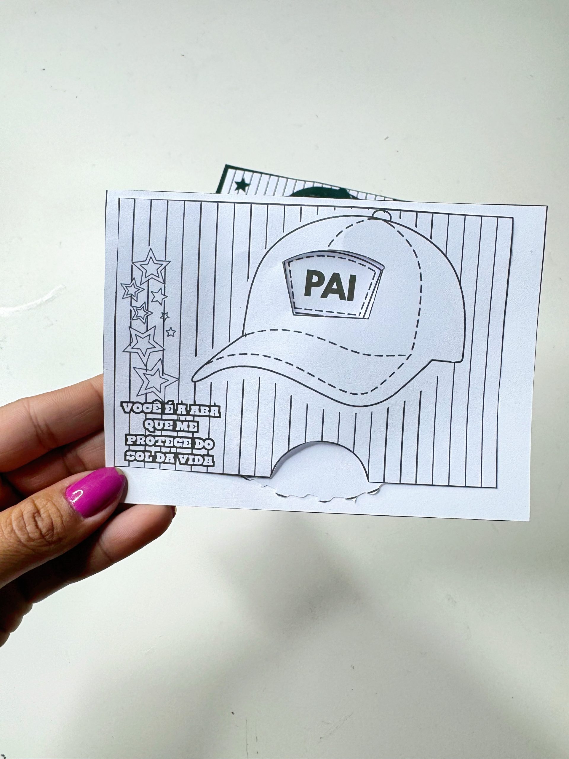 CARTÃO INTERATIVO BONÉ - Imagem 3