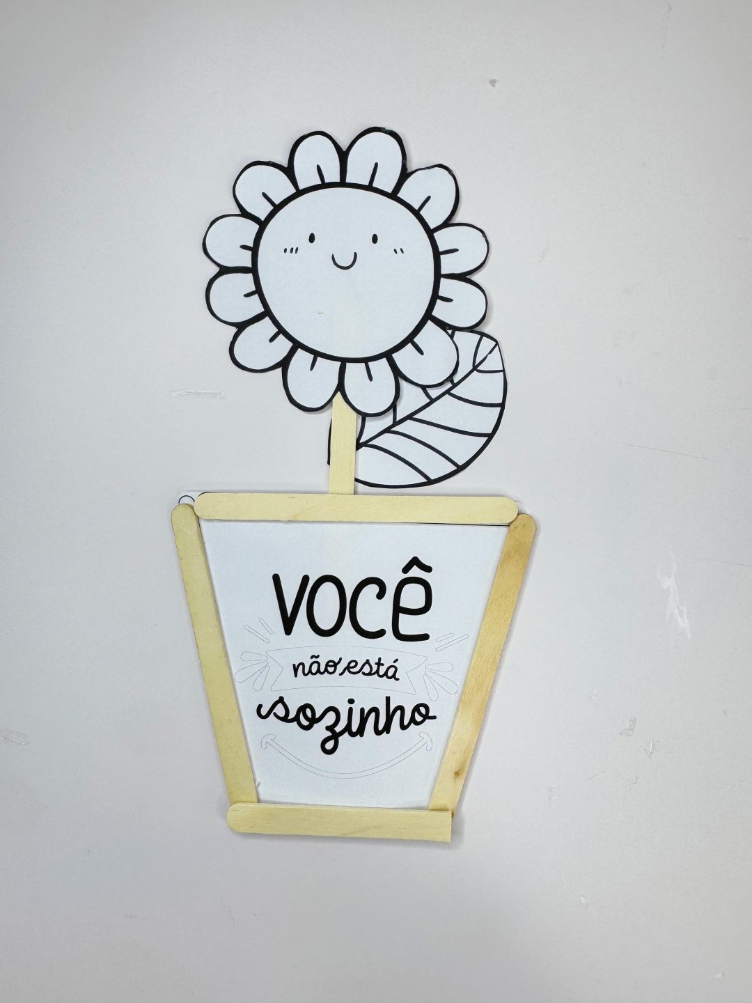 Flor interativa setembro amarelo - Imagem 3