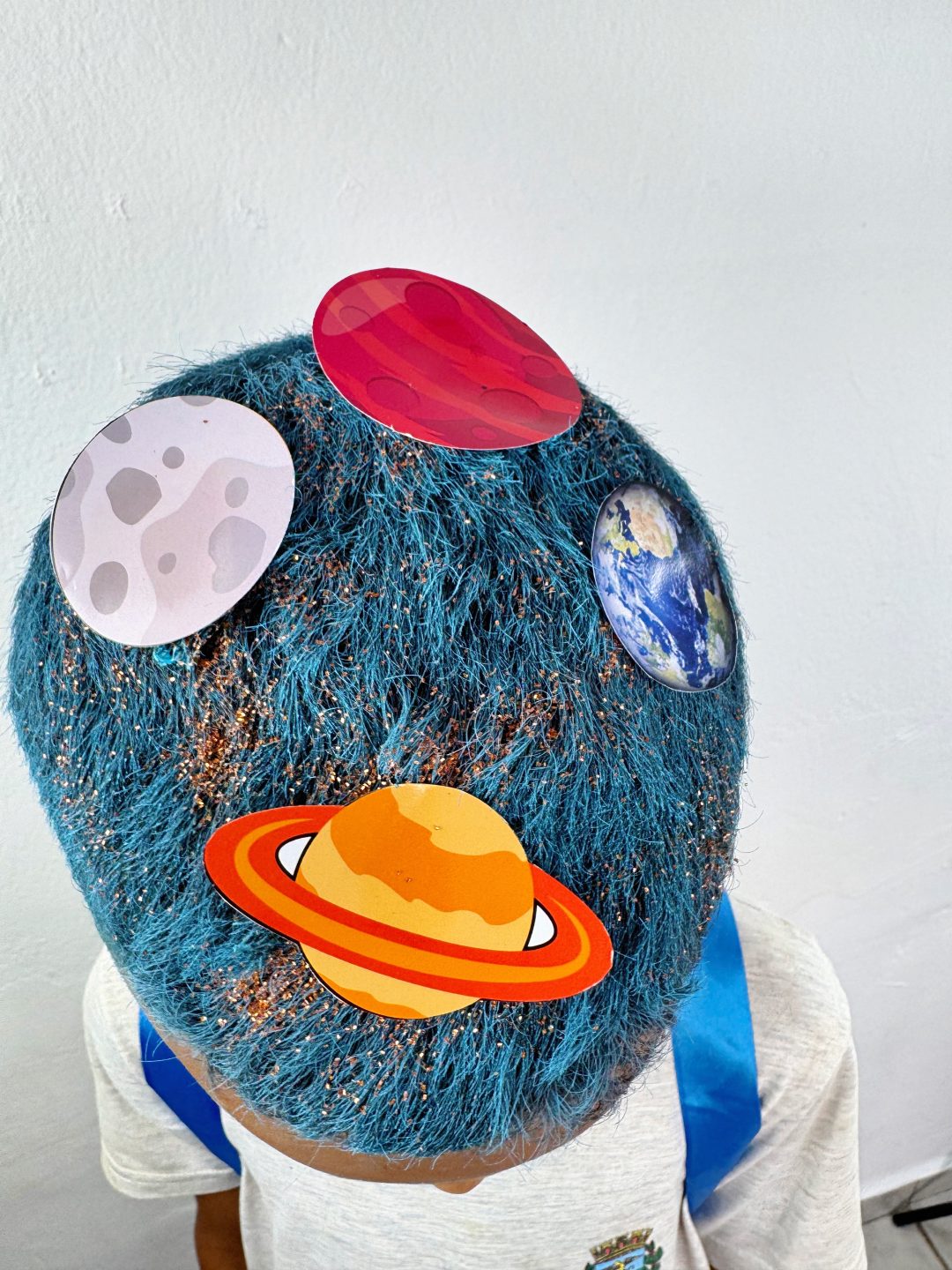 Mochila e cabelo maluco Astronauta - Imagem 2