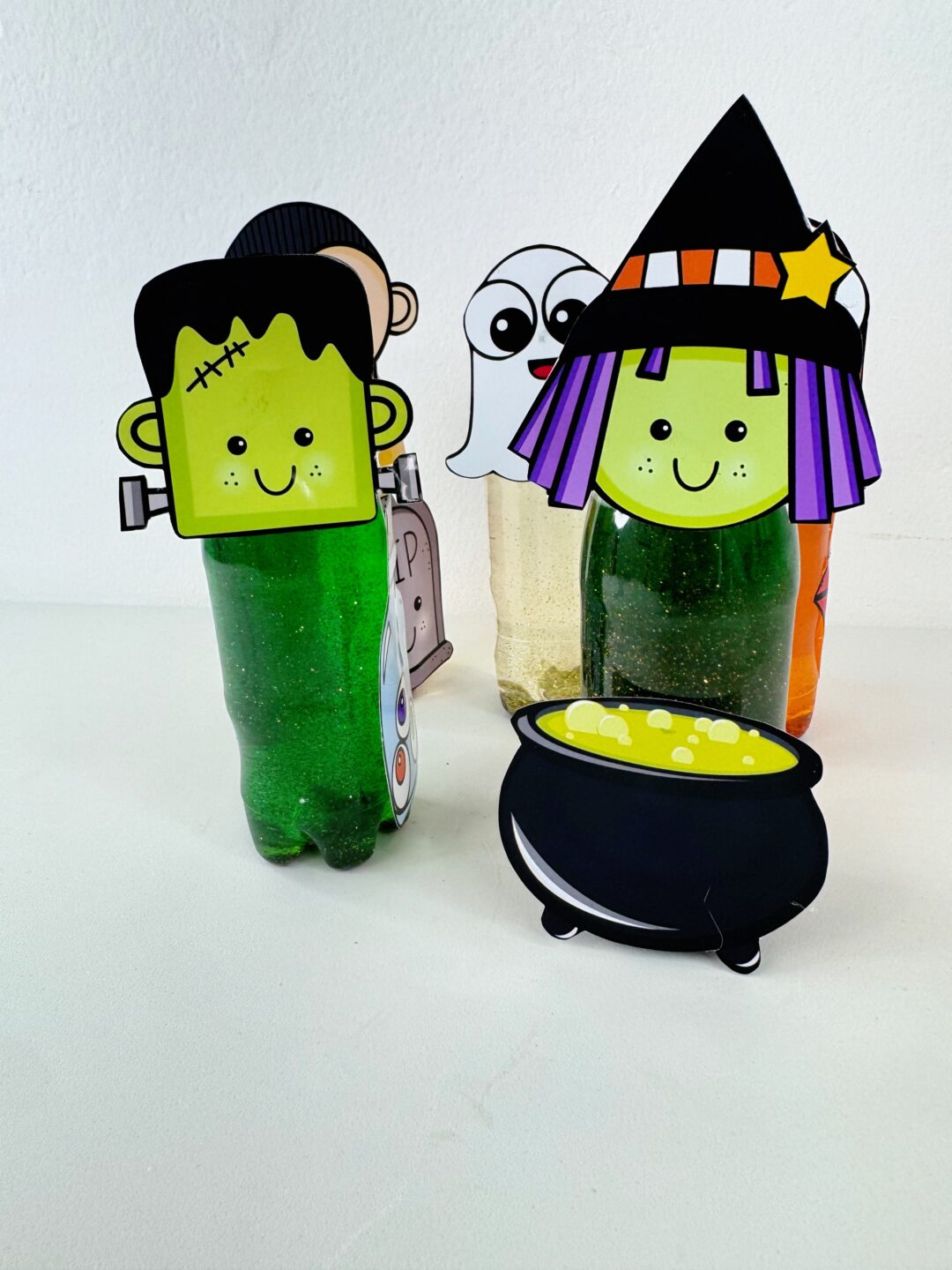 Garrafinhas sensoriais halloween - Imagem 3
