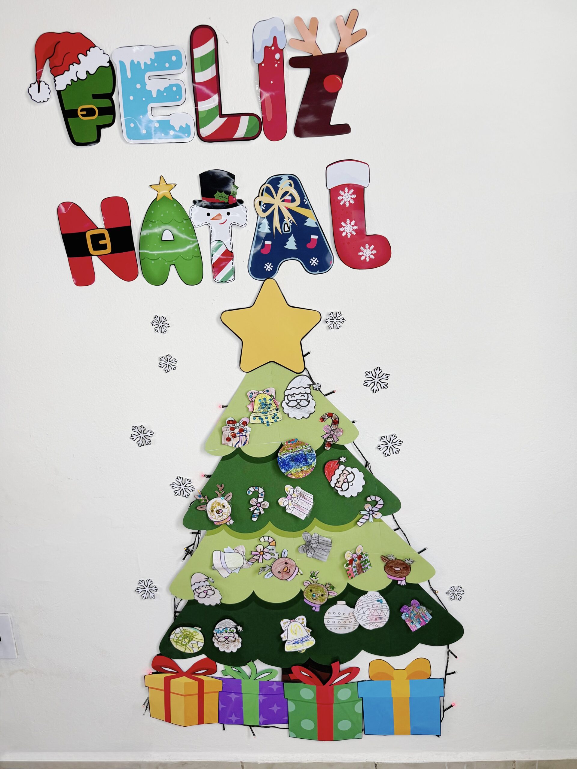 Painel Árvore de Natal Interativo