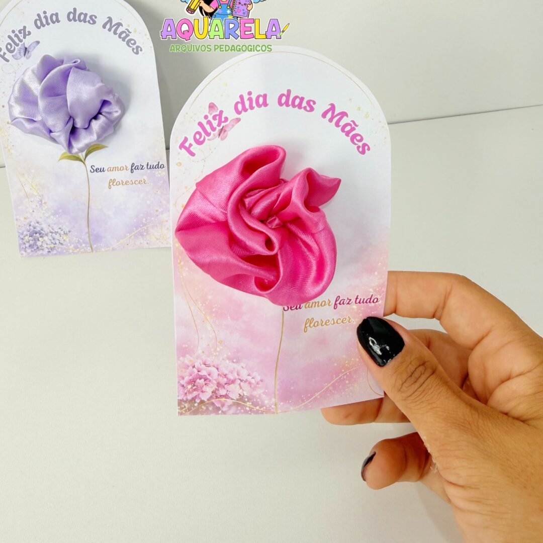 Cartão Flor Dia das Mães