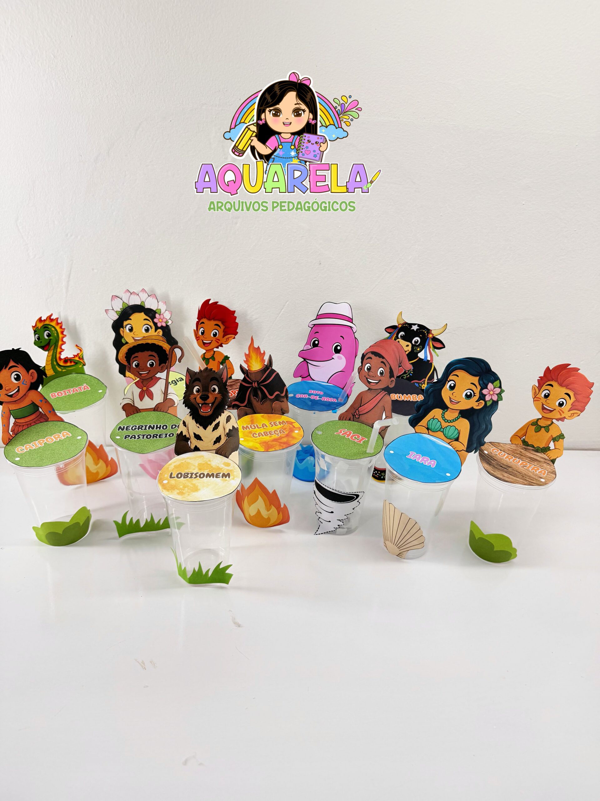 Kit Copo de Sopro Folclore