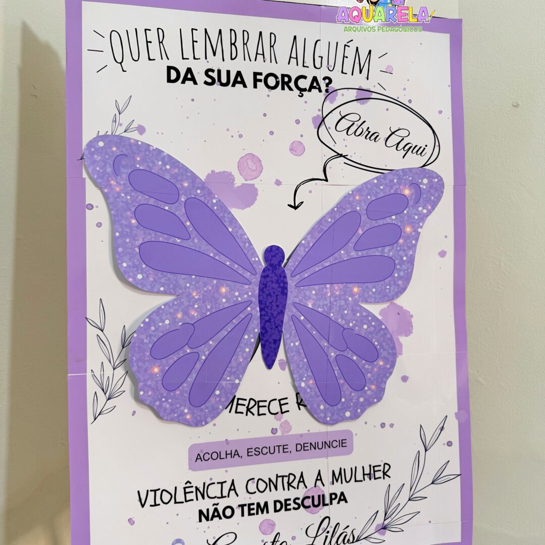 Painel Agosto Lilás
