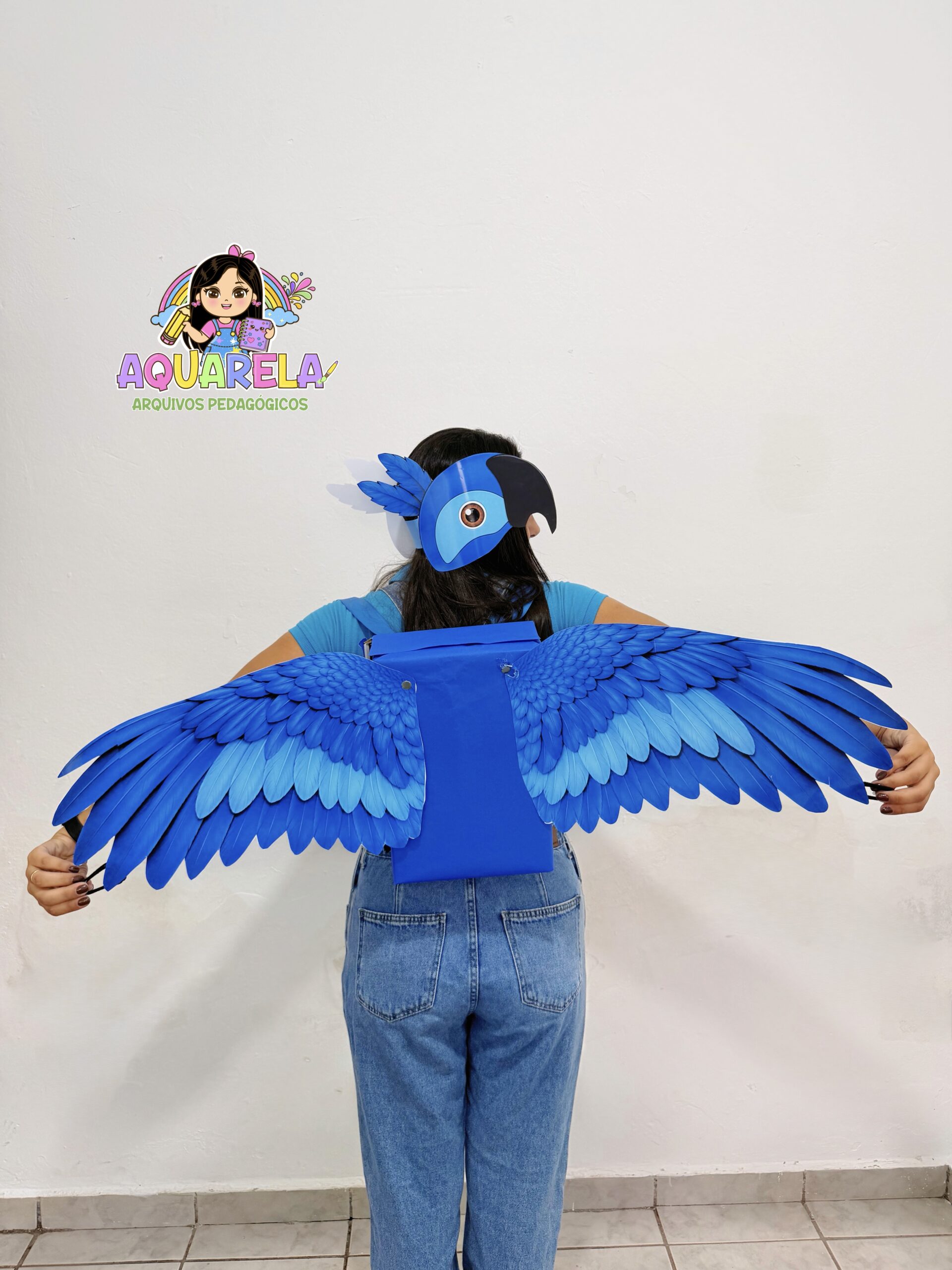 Mochila Arara Azul