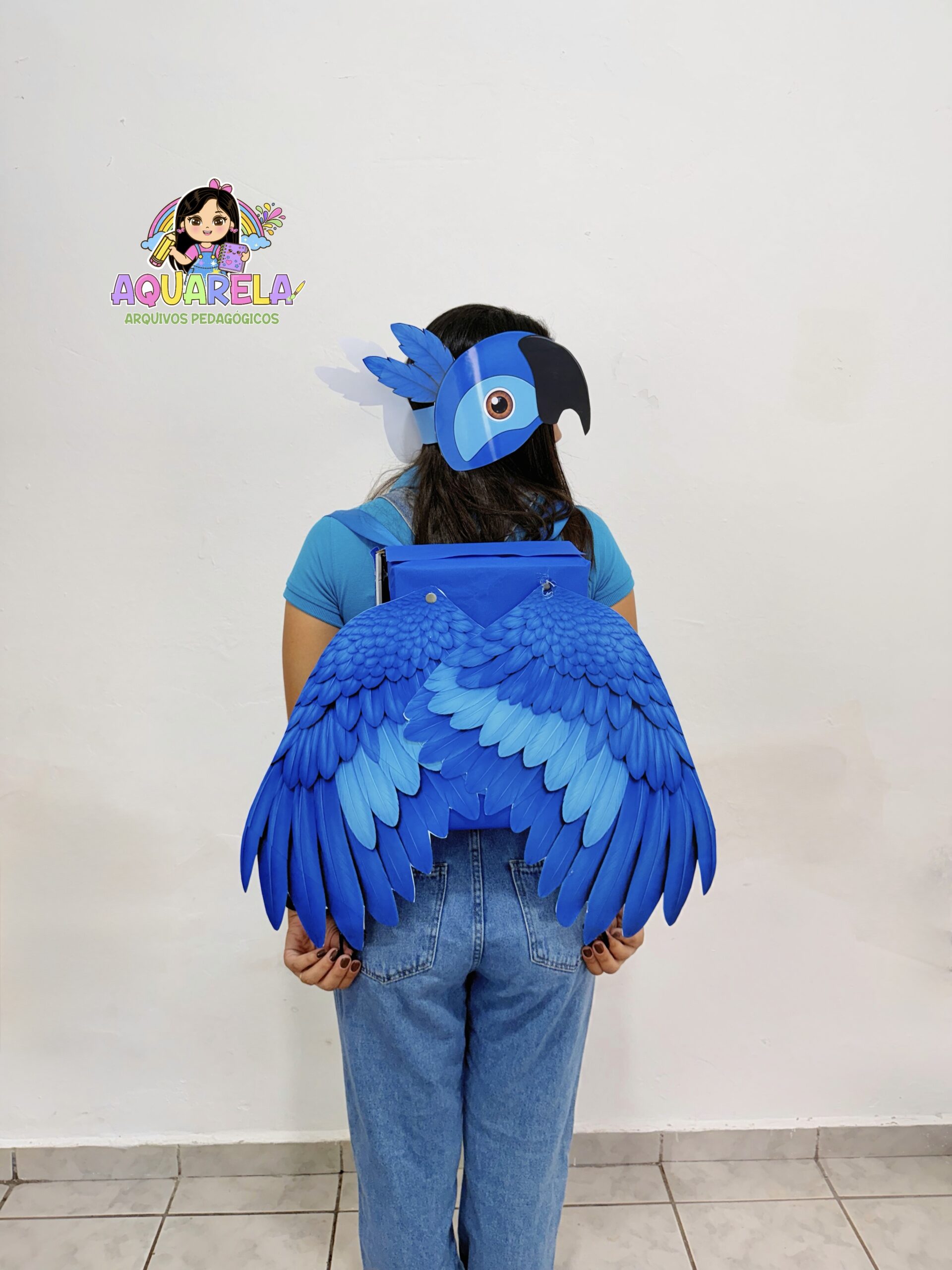 Mochila Arara Azul - Imagem 4