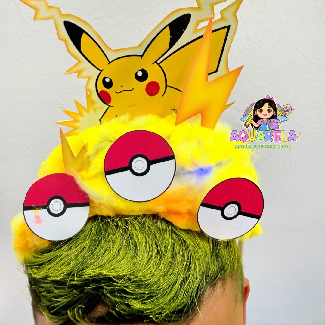 Cabelo Maluco Pikachu