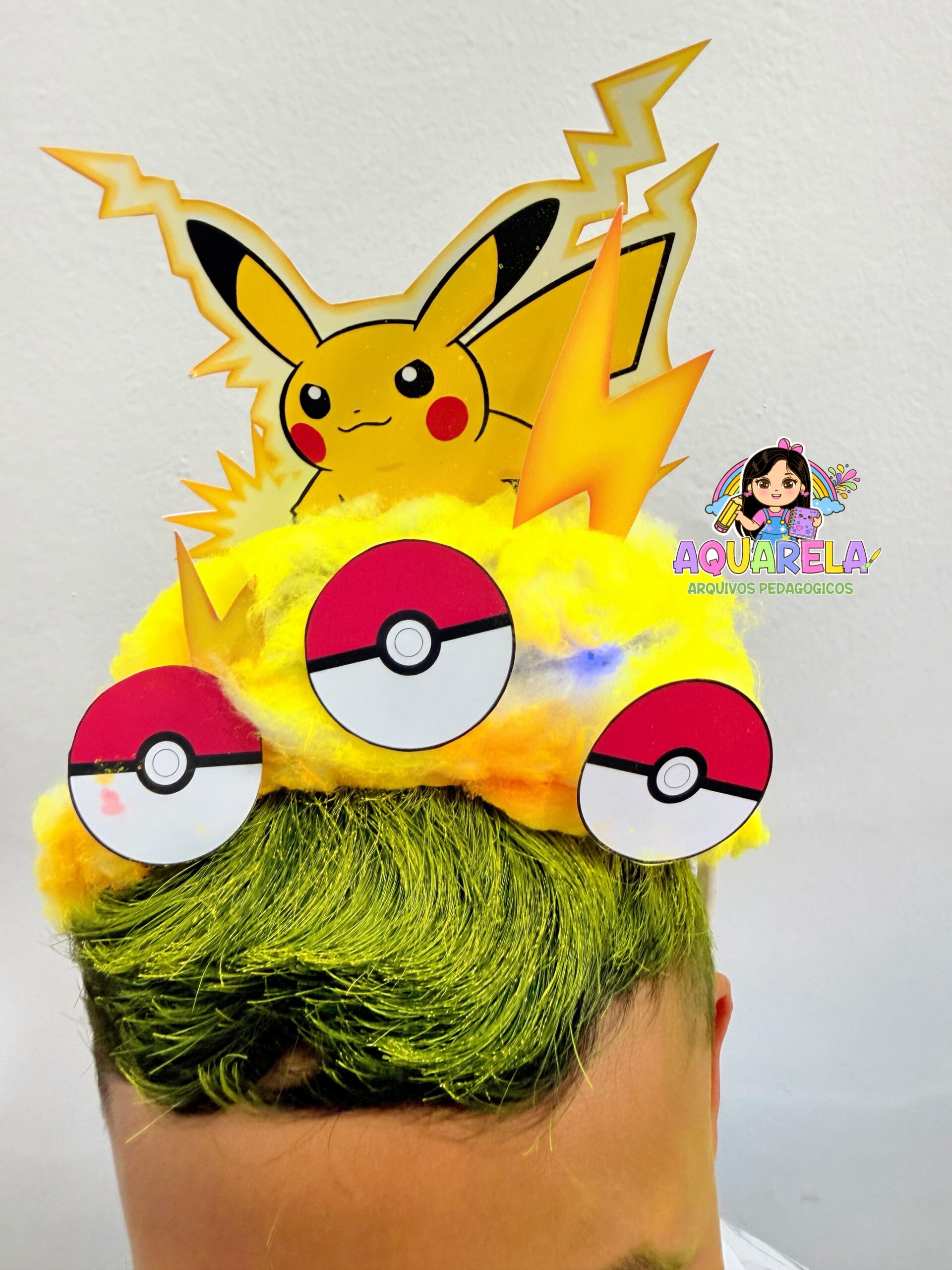 Cabelo Maluco Pikachu