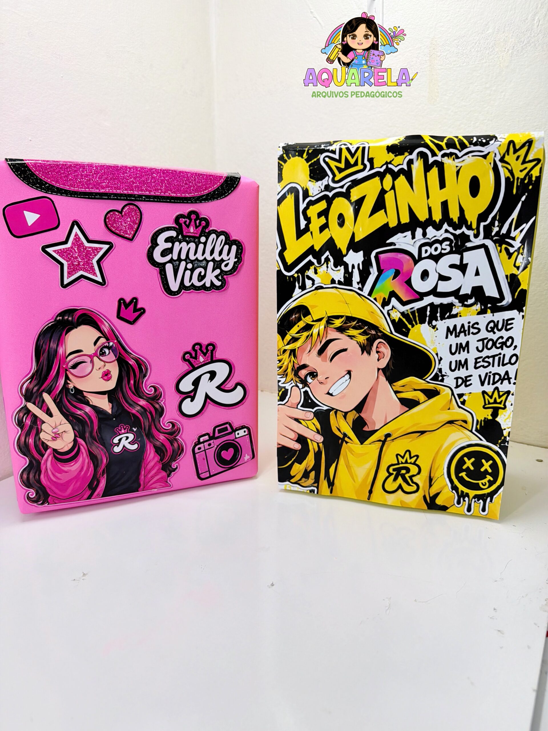 Mochila Maluca Emily Vick e Leozinho