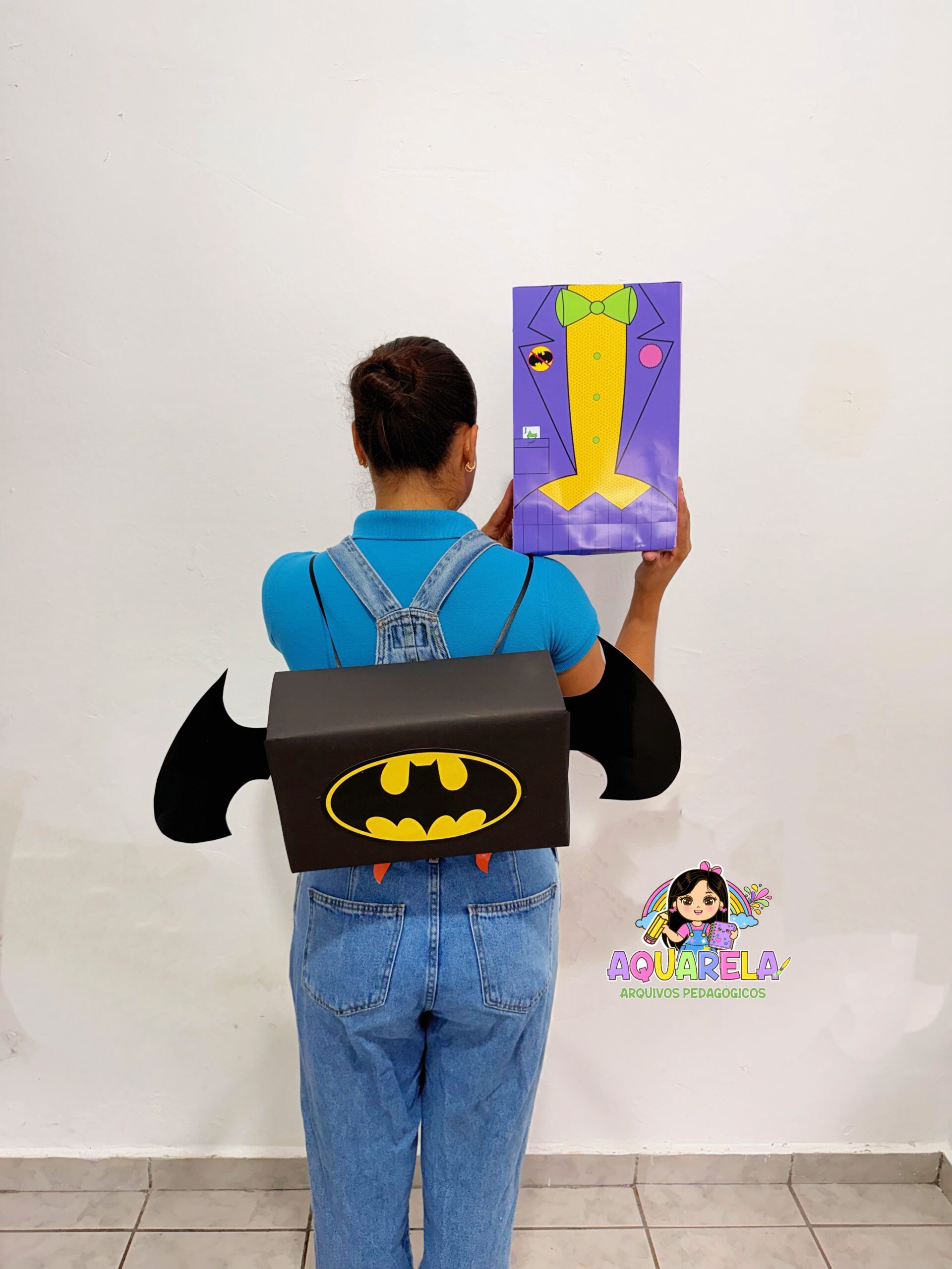 Mochila Batmam e Coringa
