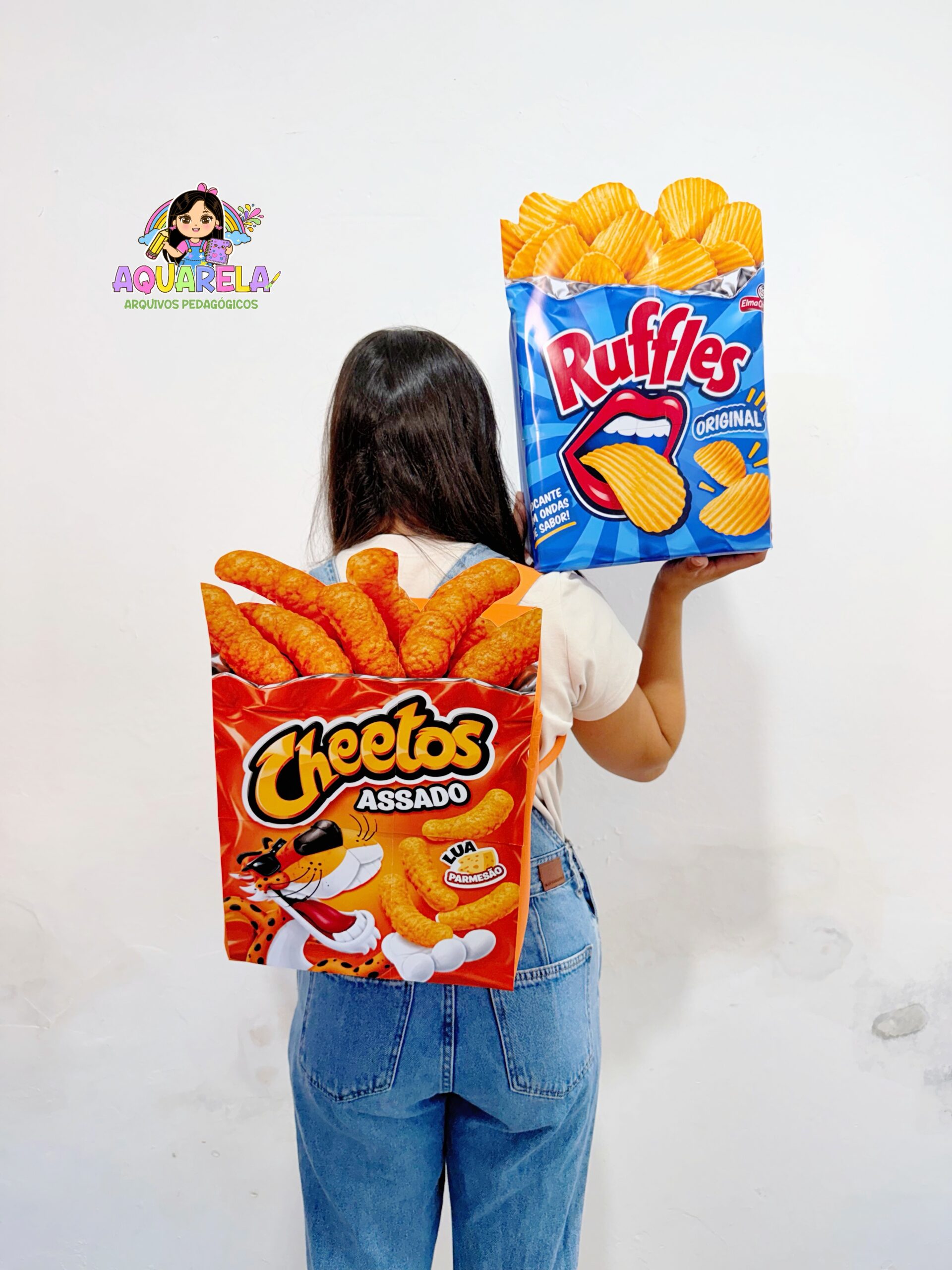 Kit Mochila Maluca Salgadinhos | Ruffles e Cheetos