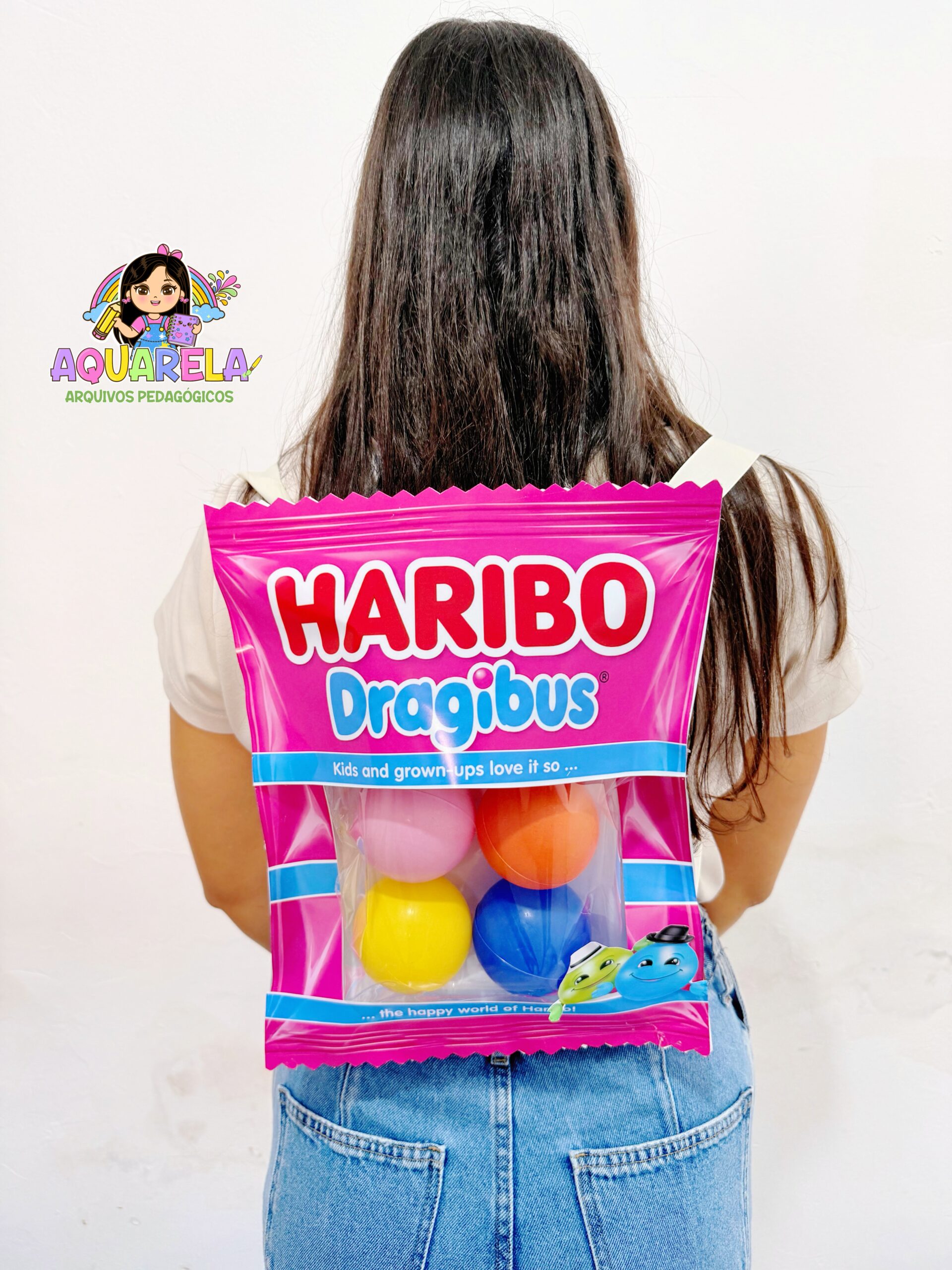 Mochila Maluca Docinho Colorido