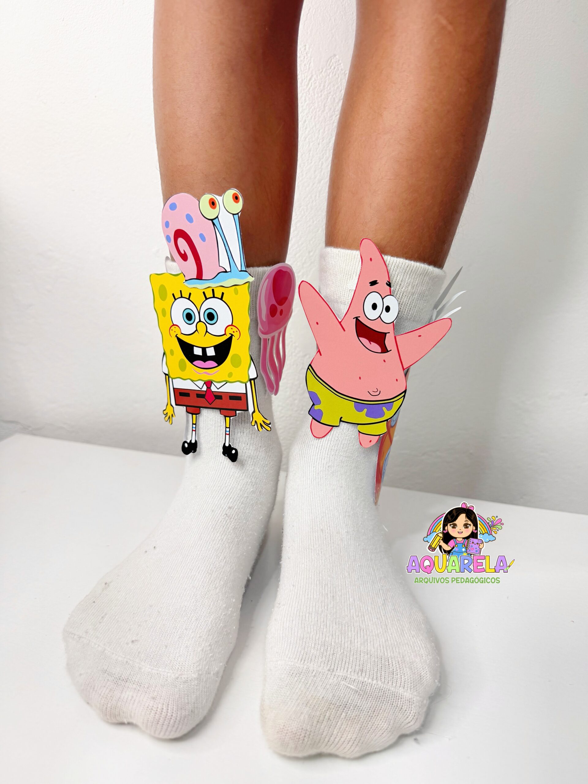 Meia Maluca Bob Esponja