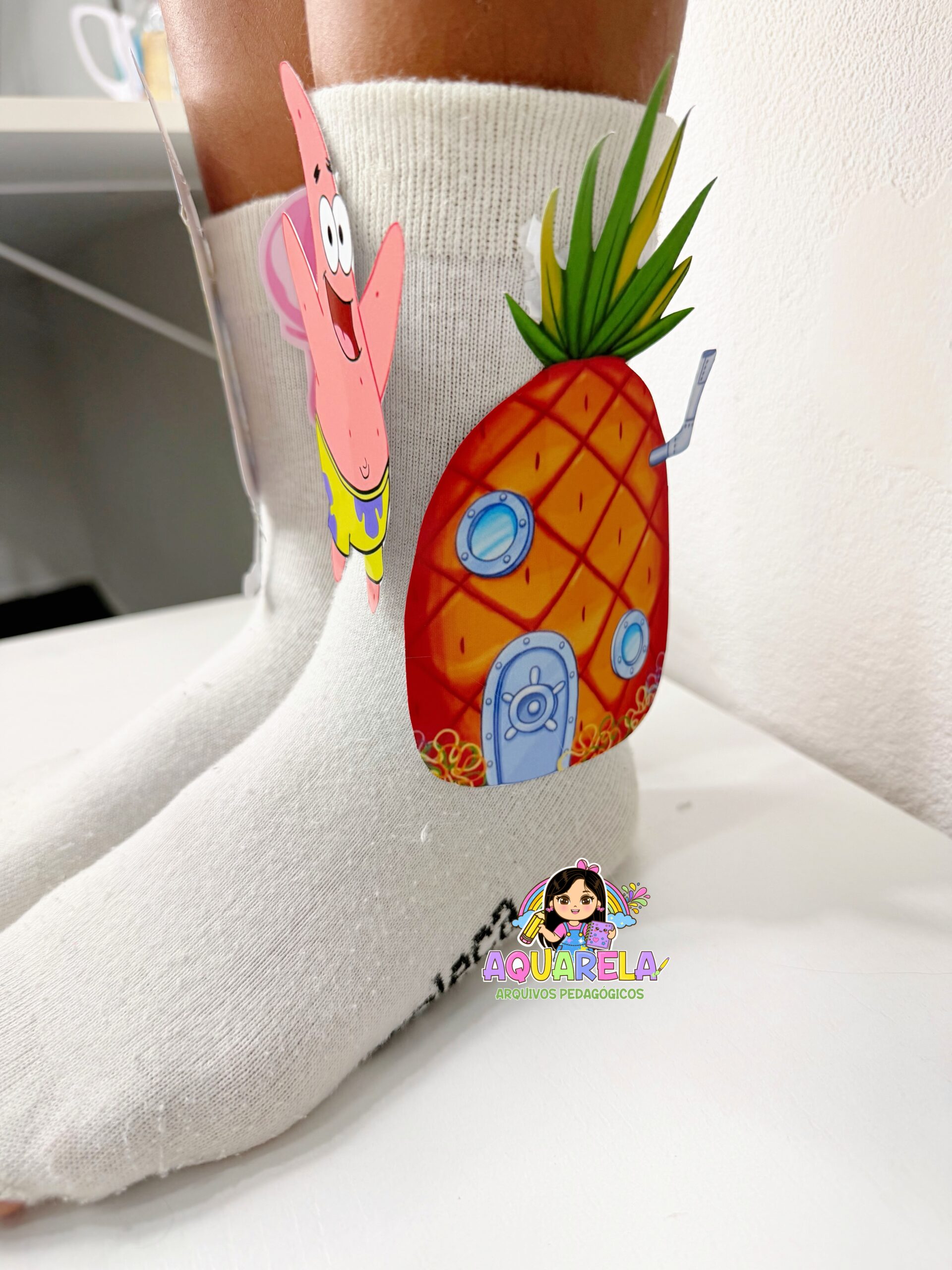 Meia Maluca Bob Esponja - Imagem 2